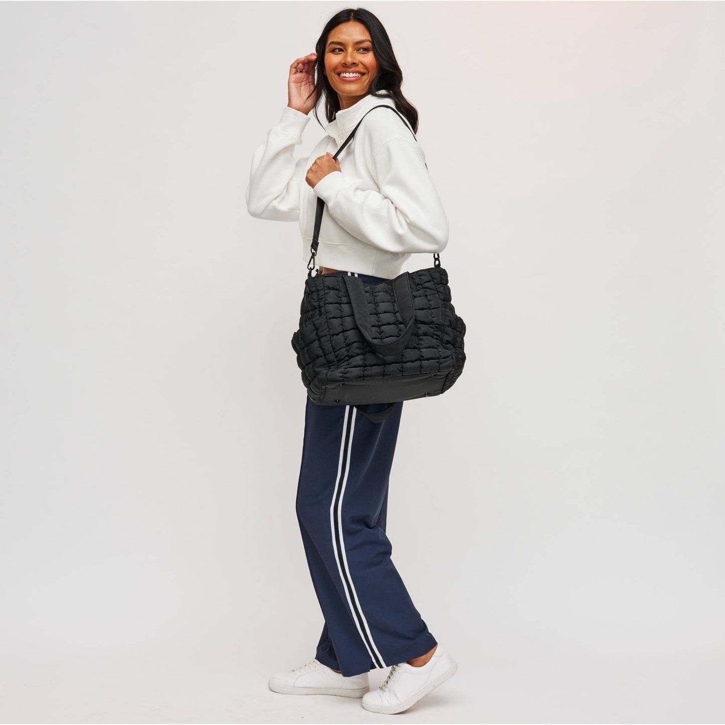 Dreamer Quilted Puffer Nylon Tote