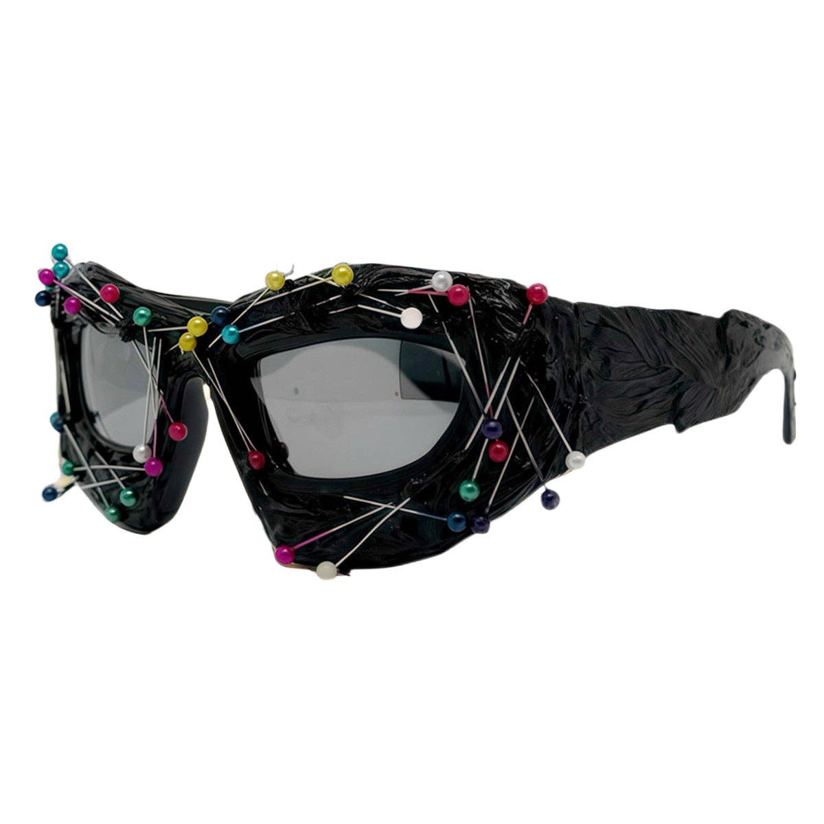 Trendy Punk Style Geometric Sunglasses UV400 Protection
