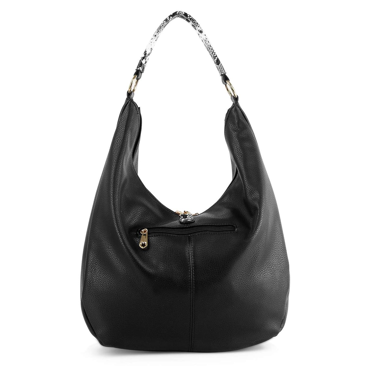 Tassel Accented Hobo Handbag