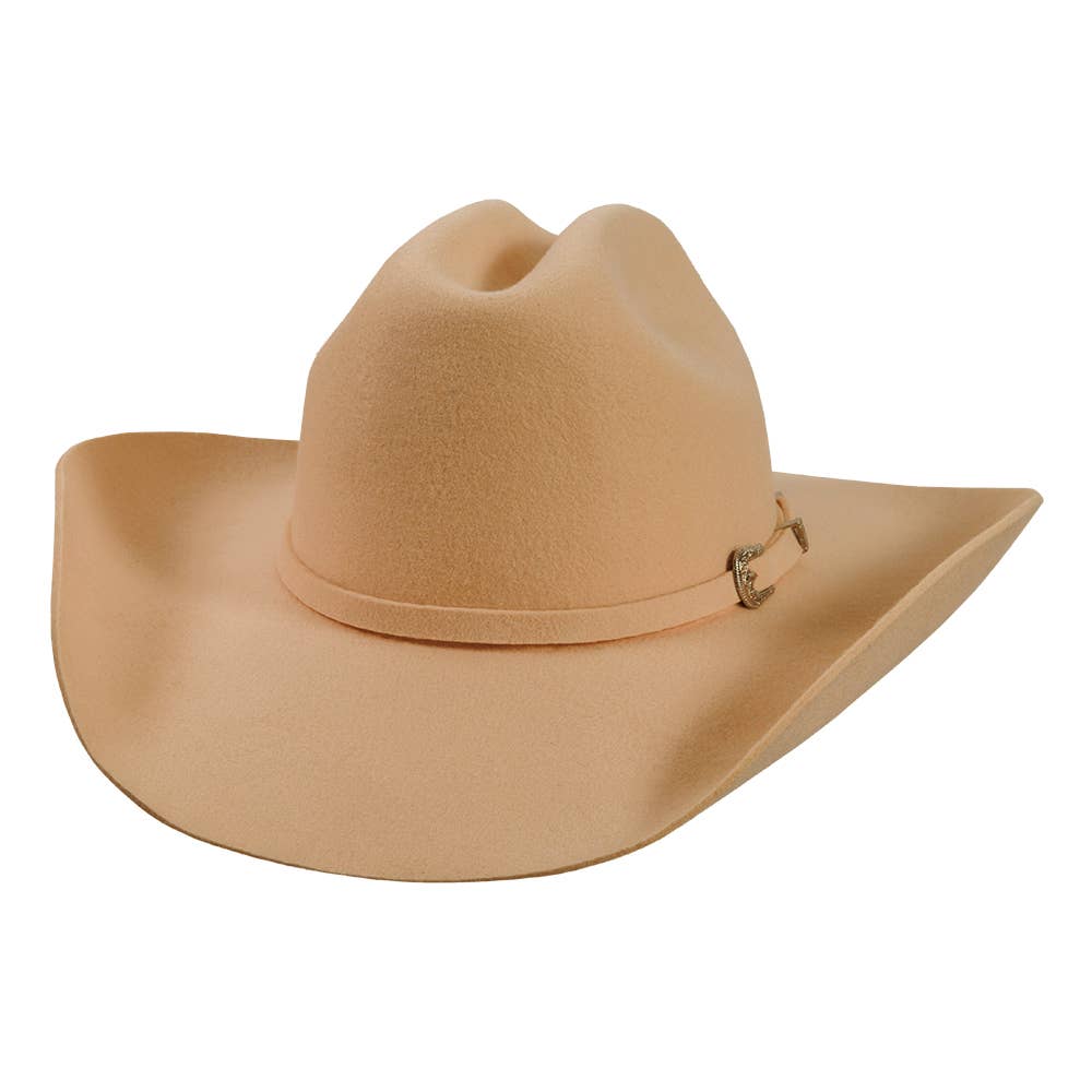 100% Wool Felt Western Cowboy Hat - Style Cattleman Pick only