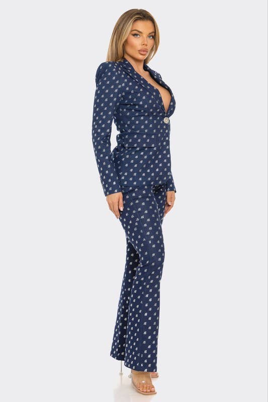 Rhinestone Denim Set - Sale