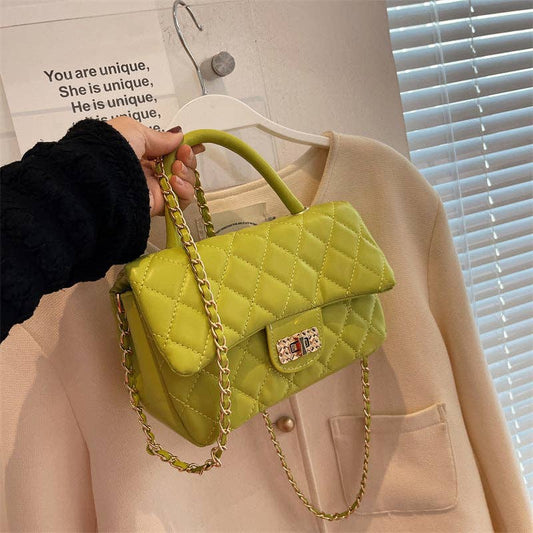 Chic Quilted Chain Bag Women's Stylish Shoulder Crossbody